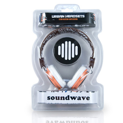 Headphones B-Move SoundWave Orange Schwarz