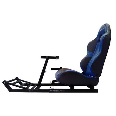 Seat + Support steering wheel and pedals SpeedBlack DS Schwarz