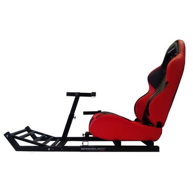 Seat + Support steering wheel and pedals SpeedBlack DS Schwarz