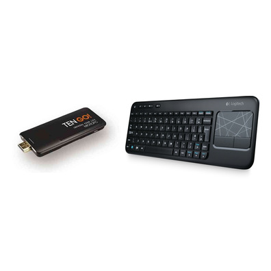 - Go! Micro PC DC8 + Logitech Wireless K400 Keyboard