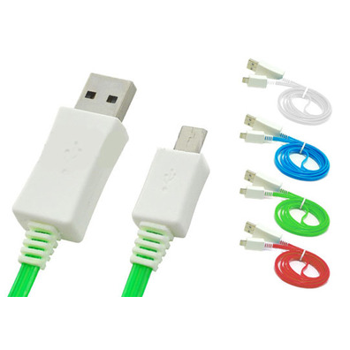 Light Micro USB Data Transfer Charging Cable for Samsung/HTC/Nokia Weiss