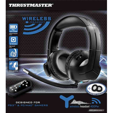 Wireless Kophörer für PS3 Thrusmaster Y400Pw