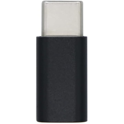 Adaptador USB C 2.0 a Micro USB-B Aisens Negro