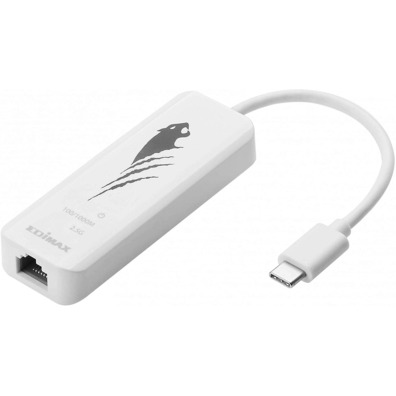 Adaptador USB-C ein RJ45 Ethernet GBIT Edimax EU-4307