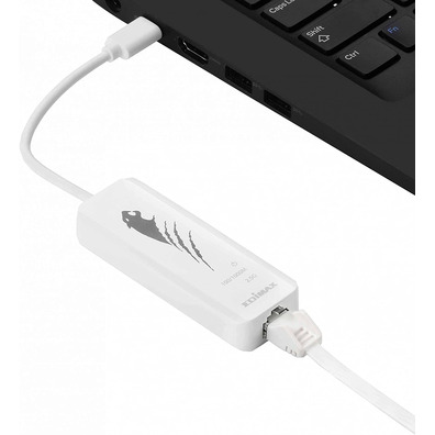 Adaptador USB-C ein RJ45 Ethernet GBIT Edimax EU-4307