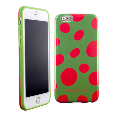 TPU Protective green with Red Spots Agatha Ruiz de la Prada for iPhone 6