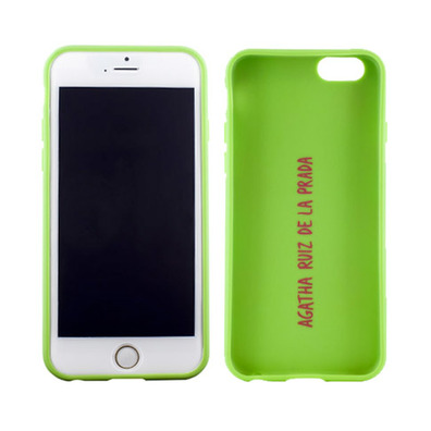 TPU Protective green with Red Spots Agatha Ruiz de la Prada for iPhone 6