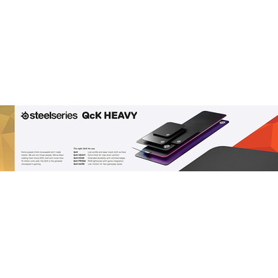 Alfombrillas Steelseries QCK Heavy Medium 2020 Negro