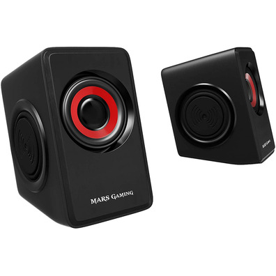 Lautsprecher Mars Gaming MS1 10W 2.0 Rot