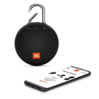 Altavoz Bluetooth JBL Clip 3 3.3W Negro