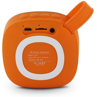 Altavoz Bluetooth Muvit Life MLSSP0009 Naranja