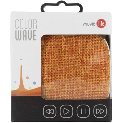 Altavoz Bluetooth Muvit Life MLSSP0009 Naranja