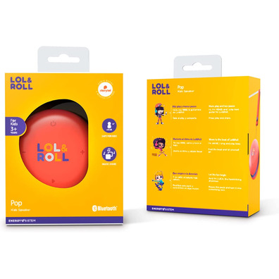 Altavoz Bluetooth Energy Sistem Lol & Roll; Pop Kids Orange