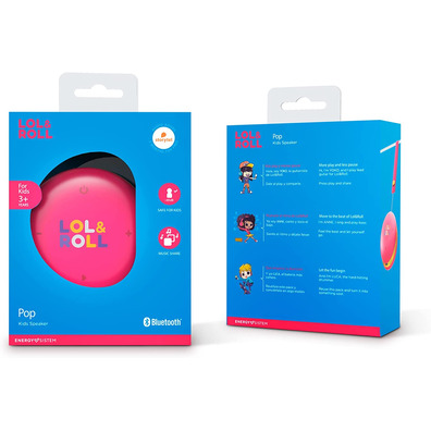 Altavoz Bluetooth Energy Sistem Lol &Roll; Pop Kids Pink