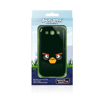 Protective cover Samsung Galaxy SIII Angry Birds Black