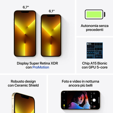 Apple iPhone 13 Pro 512GB 5G MLVQ3QL/A Gold
