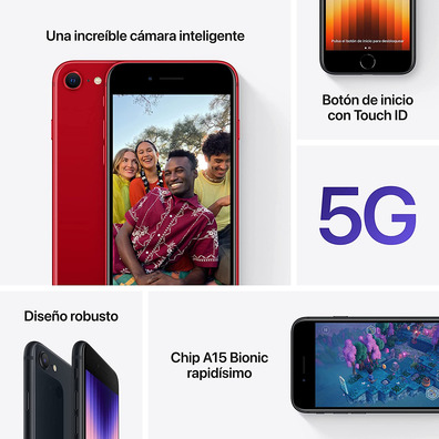 Apple iPhone SE 2022 4.7 '' 128GB 5G Rojo