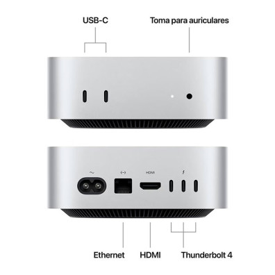 Apple Mac Mini M4 16GB RAM 256GB SSD Silber