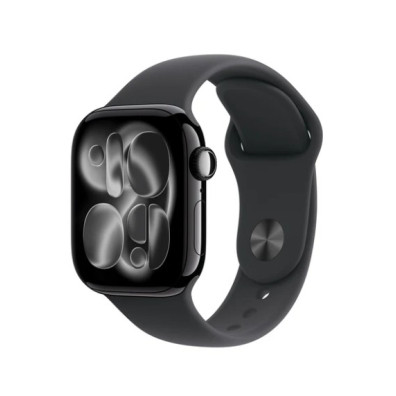 Apple Watch Series 11 Schwarz 42mm GPS Correa Negra S/M - M)