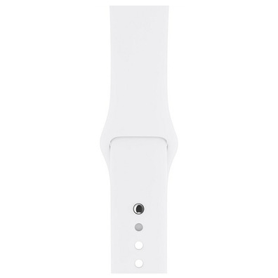 Apple Watch Series 3 38mm GPS Aluminio/Plata con correa deportiva blanca MTEY2QL/A