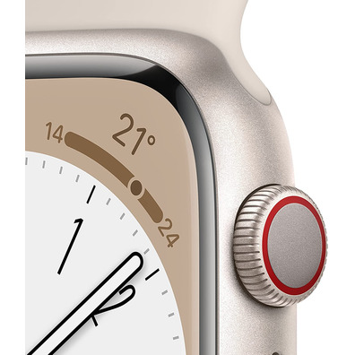 Apple Watch Series 8 GPS/Cellular 41mm Blanco Estrella