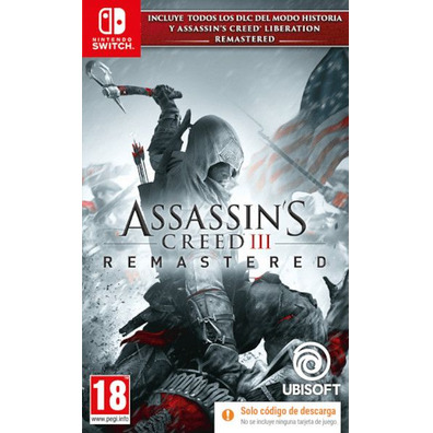 Assassin's Creed III Remastered Edition (Code in einem Box) Switch