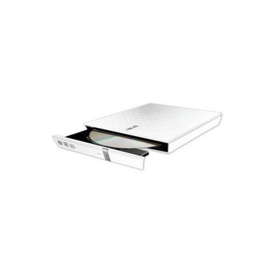Regrabadora DVD Slim Externa Asus SDRW-08D2S-U Lite Blanco