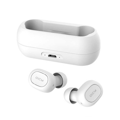 Bluetooth-headset 5.0 QCY - QS1 Weiss