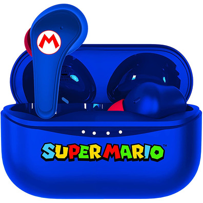 Auriculares Bluetooth OTL Super Mario (Azul)