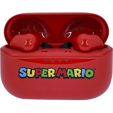 Auriculares Bluetooth OTL Super Mario (Rojo)