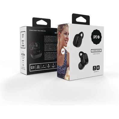 Auriculares Bluetooth SPC Ether Sport Negro