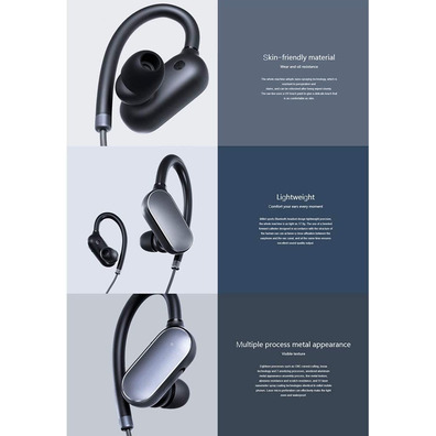 Auriculares Deportivos Inalámbricos Xiaomi Mi Sports Black 15235 Negro