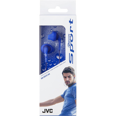 Auriculares Deportivos JVC Gummy Sport HA-EN10 Azules