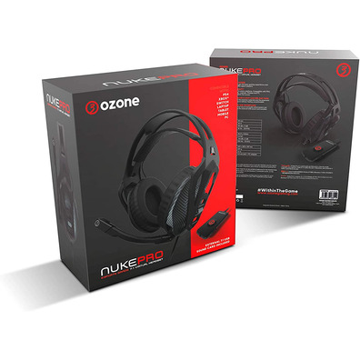 Auriculares Gaming Ozone Nuke Pro Negro PC/Xbox/PS4/Switch