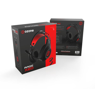 Auriculares Gaming Ozone Rage X60 7.1 Virtual Negro