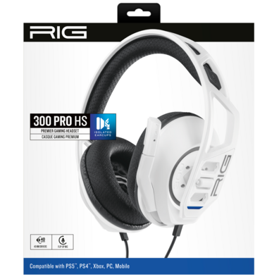 Auriculares Gaming RIG 300 Pro HS Blanco (PS5/PS4/Xbox/PC)
