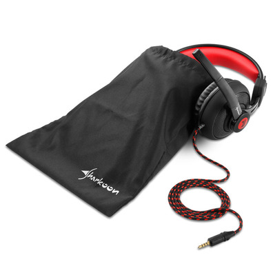 Auriculares Gaming Sharkoon Rush ER2 Rojo/Negro