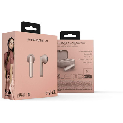 Auriculares In-Ear Energy Sistem Style 3 True Pink