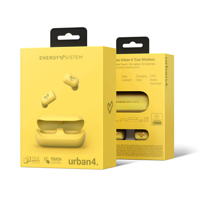 Auriculares In-Ear Energy Sistem Urban 4 True Yellow BT