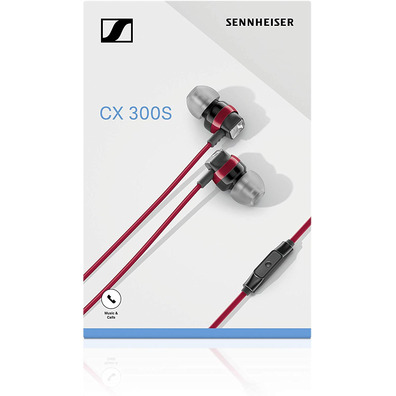 In-Ear-hörer Sennheiser CX 300s Rot