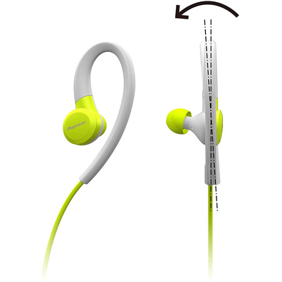 Auriculares Inalámbricos Deportivos Pioneer SE-E6BT Bluetooth Amarillos