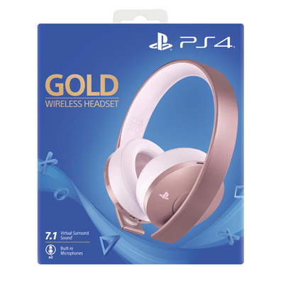 Kopfhörer Sony Wireless 7.1 Rose Gold PS4/PC/Mac