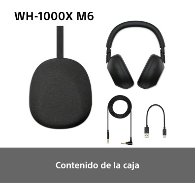 Sony WH-1000XM6 Bluetooth Wireless Kopfhörer - Rauschunterdrückung - Schwarz