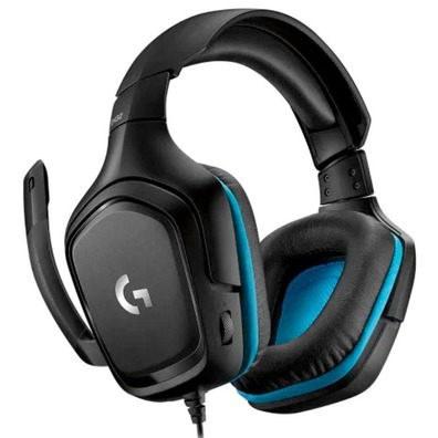 Logitech Auriculars G432 7.1 mit Mikrofon USB/Jack 3.5 Schwarz