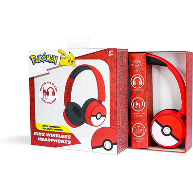 Auriculares OTL Wireless Bluetooth Kopfhörer Pokemon Poke Ball