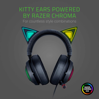 Kopfhörer Razer Kraken Kitty Ed. Schwarz