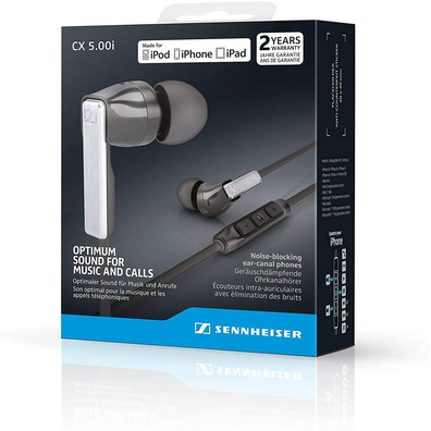 Kopfhörer Sennheiser CX 5.00 i Schwarz