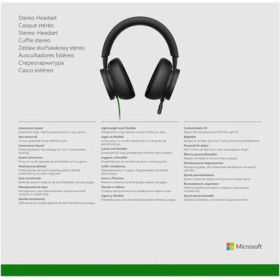 Auriculares Xbox Wired Stereo Headset (Xbox One/Serie/Windows 10)