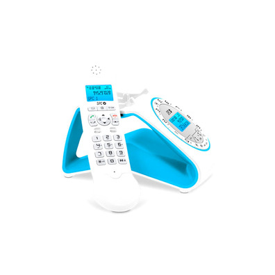 Wireless Telephone Retro Deluxe SPC 7703A White/Blue