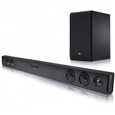 Barra de Sonido Bluetooth LG SJ3 300W 2.1 Negro